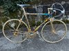 Colnago Mapei Gold Retro Vintage Rennrad mit 24 Karat Gold und Campagnolo Record