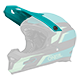 Visor FURY Helmet STAGE V.22 black/teal