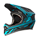 BACKFLIP Helmet STRIKE V.23 black/teal S (55/56 cm)