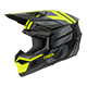 3SRS Helmet RIDE V.26 black/gray/neon yellow S (55/56 cm)