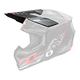 Visor 3SRS Helmet HAZE V.26 black/gray/red