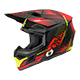 3SRS Helmet HAZE V.26 black/red/neon yellow M (57/58 cm)