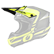 Visor 5SRS Polyacrylite Helmet SLEEK black/neon yellow