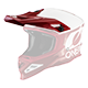 Spare Visor F-SRS Helmet 2T red