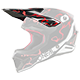 Visor 1SRS Helmet SPLASH V.26 black/red