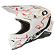 1SRS Helmet SPLASH V.26 white/orange XS (53/54 cm)