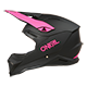 1SRS Helmet SOLID V.24 black/pink XXL (63/64 cm)