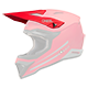 Visor 1SRS Helmet SOLID V.25 red