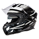 CHALLENGER Helmet EXO V.23 black/gray/white S (55/56 cm)