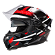 CHALLENGER Helmet EXO V.23 black/gray/red S (55/56 cm)