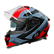 CHALLENGER Helmet EXO V.25 black/gray/red XS (53/54 cm)