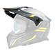 Visor A-SRS Helmet SPIKE V.25 black/gray/yellow