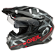 D-SRS Helmet SQUARE V.25 black/red/gray XS (53/54 cm)