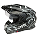 D-SRS Helmet SQUARE V.25 black/white/gray XS (53/54 cm)