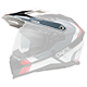 Visor D-SRS Helmet NOMAD V.26 black/white/red