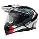 D-SRS Helmet NOMAD V.26 black/white/red XS (53/54 cm)