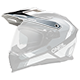 Visor D-SRS Helmet NOMAD V.26 black/white/gray